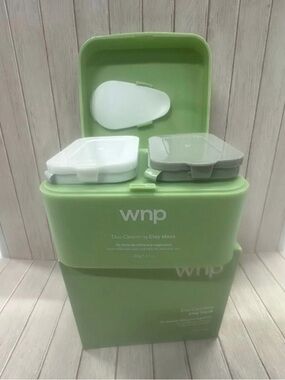 Green Duo Cleansing Clay Mask - Gentle Purifying Cleanser & Exfoliant